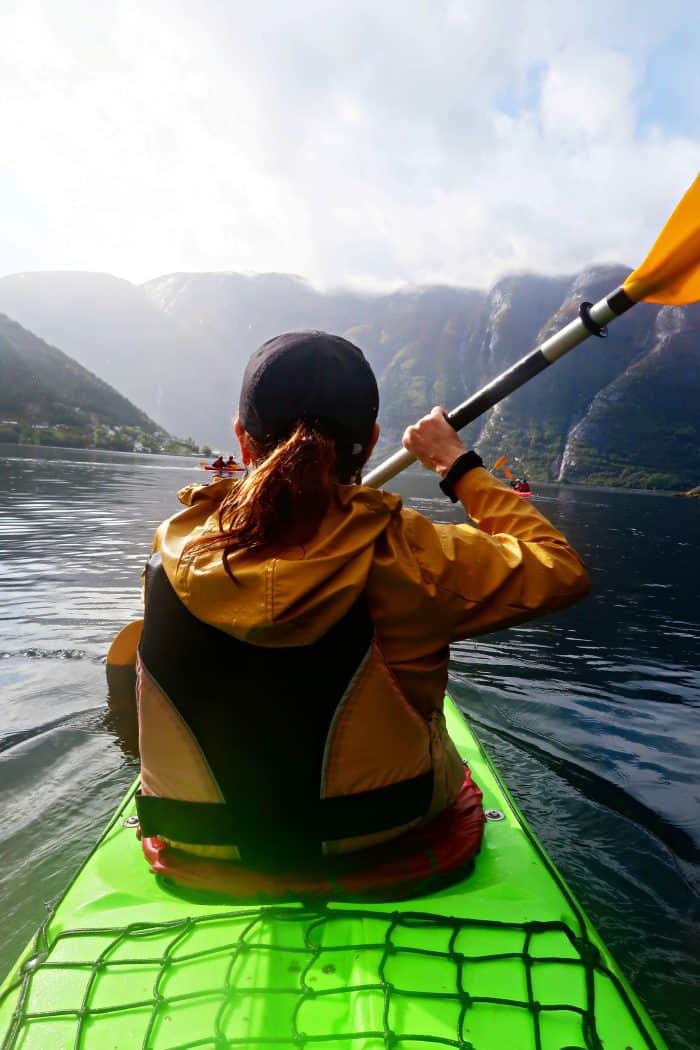 Homelands Viking Cruise Excursions Norway - sandy kayak