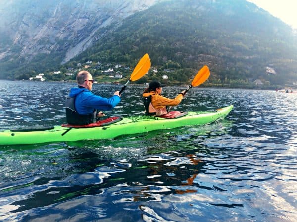kayaking the fjords