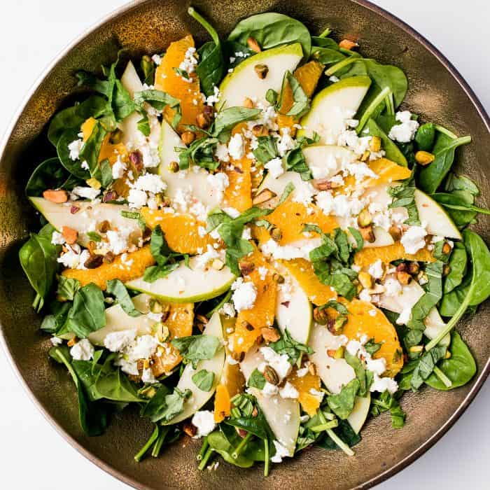 Tasty Irish Flag Spinach Salad Recipe