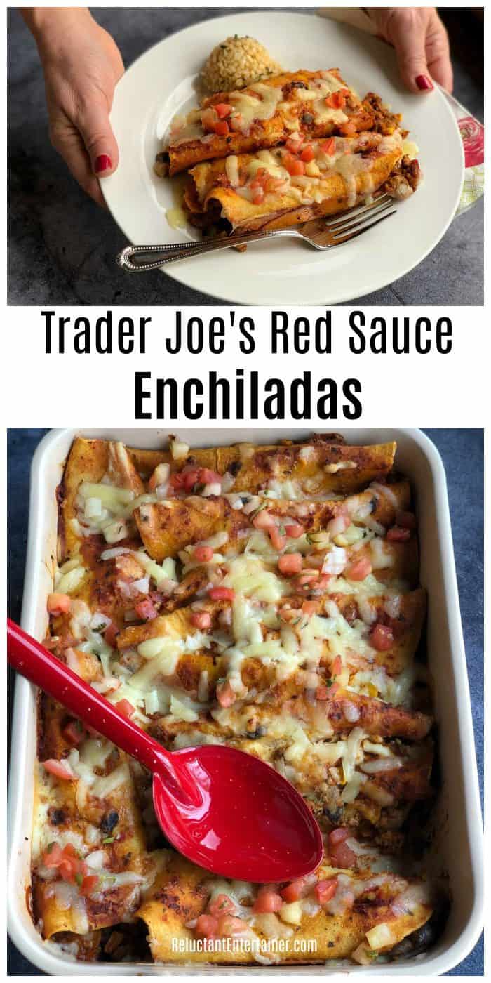 Trader Joe's Red Sauce Enchiladas Recipe