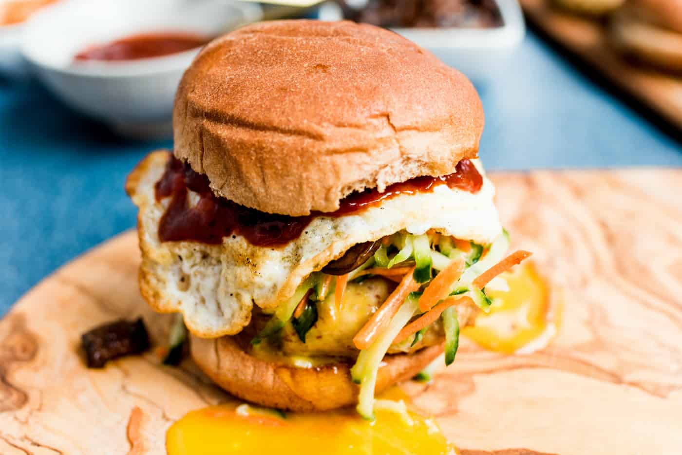 Korean Chicken Burgers
