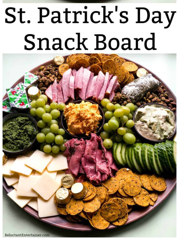 St. Patrick's Day Snack Board