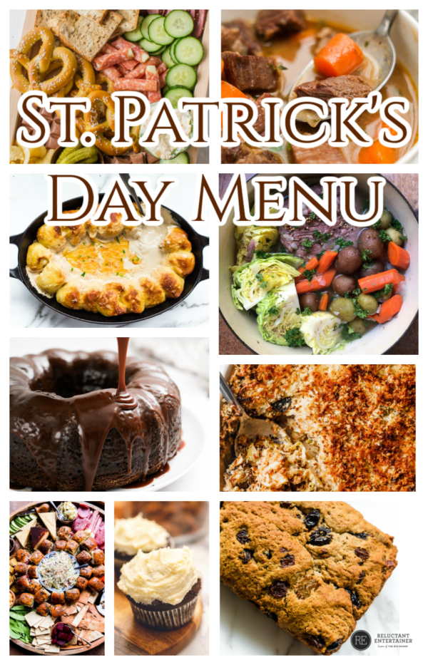 St. Patrick’s Day Charcuterie MENUs