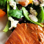 Honey Sriracha Salmon with salmon