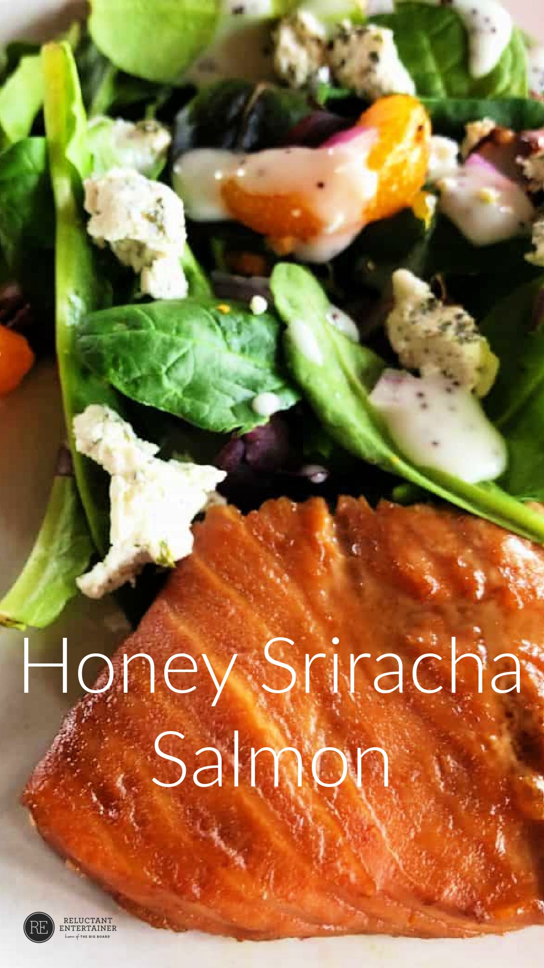 Honey Sriracha Salmon - Reluctant Entertainer