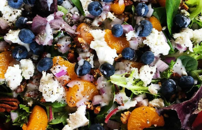 Blueberry Mandarin Crunch Salad