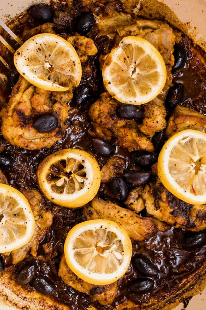 lemon chicken with olives