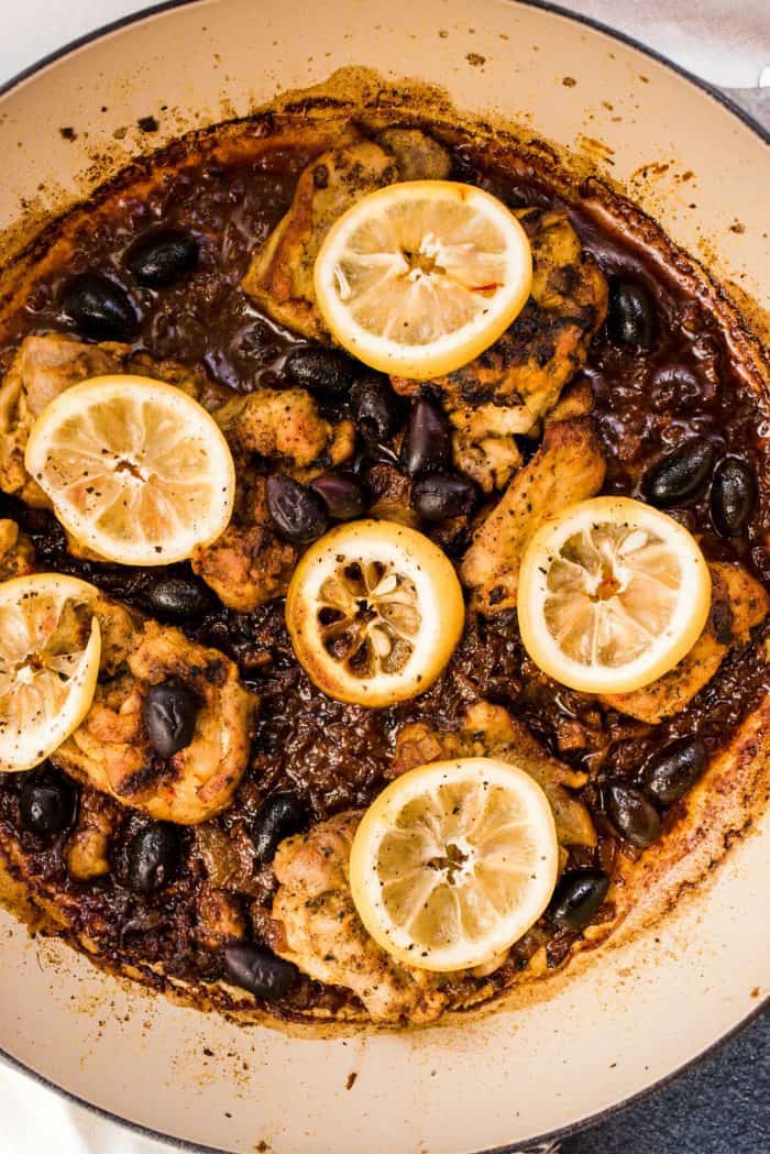 Easy Baked Lemon Chicken and Olives