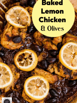 Baked Lemon Chicken and Olives
