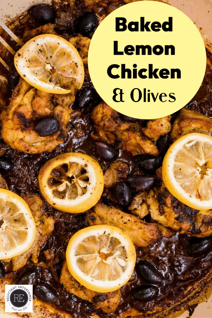 Baked Lemon Chicken and Olives