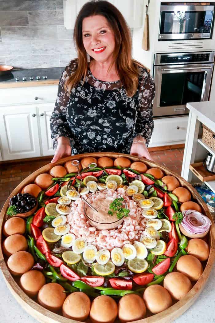 EPIC Shrimp Louis Salad Board - party