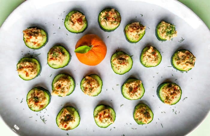 Deviled Egg Canapés