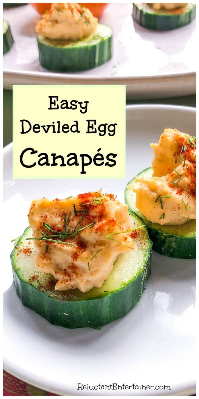 Easy Deviled Egg Canapés Recipe