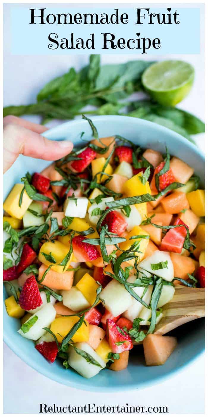 Homemade Fruit Salad Recipe