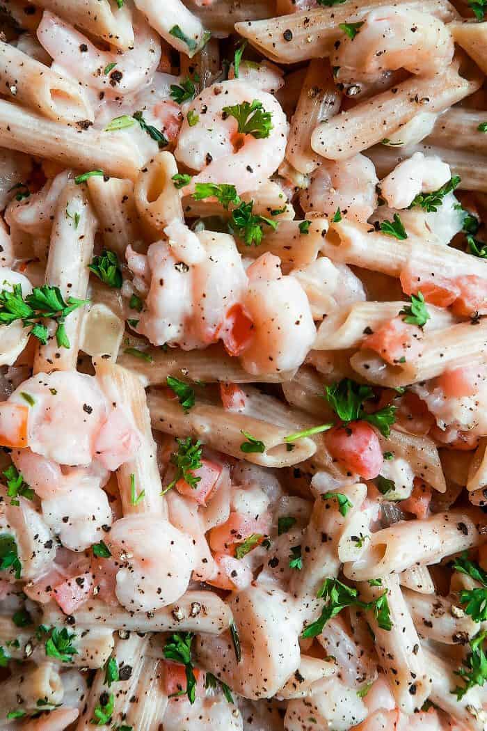 Alfredo Shrimp Penne Recipe