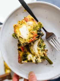 Salmon Asparagus Dill Casserole