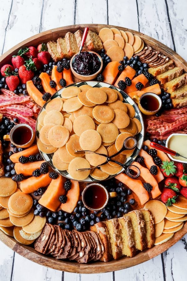 an epic mini pancake board