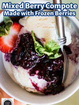 Mixed Berry Compote recipe with frozen berries