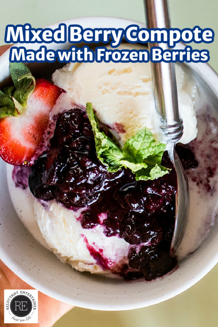Mixed Berry Compote recipe with frozen berries