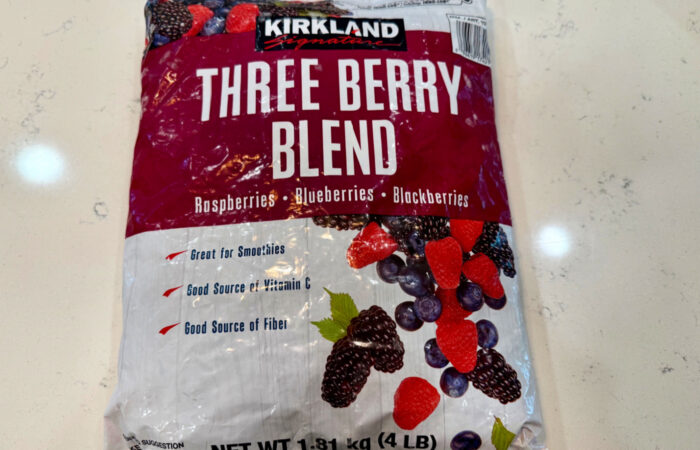 three berry blend - frozen berries from Costco