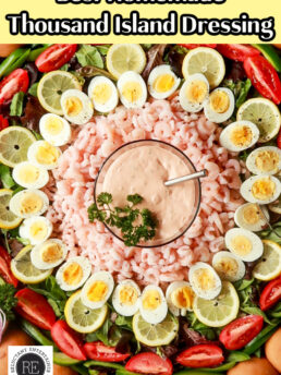 Best Thousand Island Dressing Recipe with shrimp and eggs