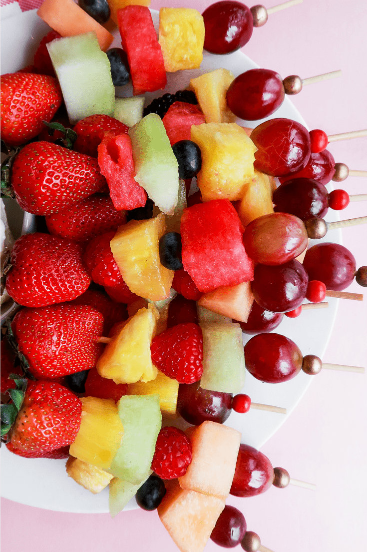 Easy Summer Fruit Kebabs - Reluctant Entertainer