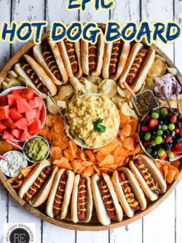 Epic Hot Dog Board