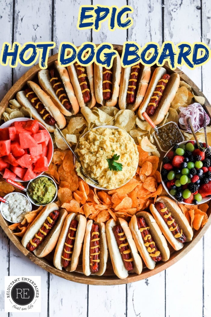 Epic Hot Dog Board