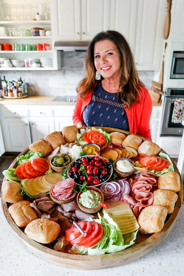 Epic Sandwich Charcuterie Board - Reluctant Entertainer