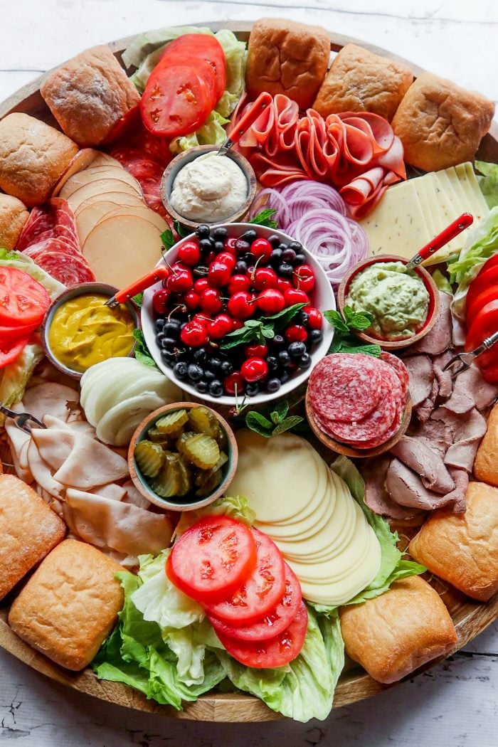 Epic Sandwich Charcuterie Board