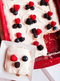 No-Bake Berry Cream Cheese Bars