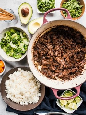 one pot of asian braised beef