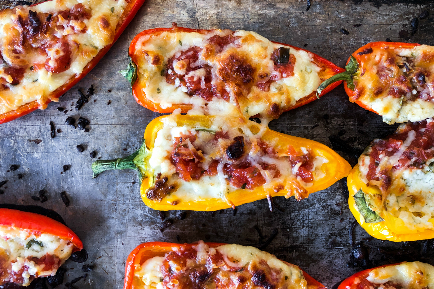 Roasted Sweet Mini Peppers Reluctant Entertainer