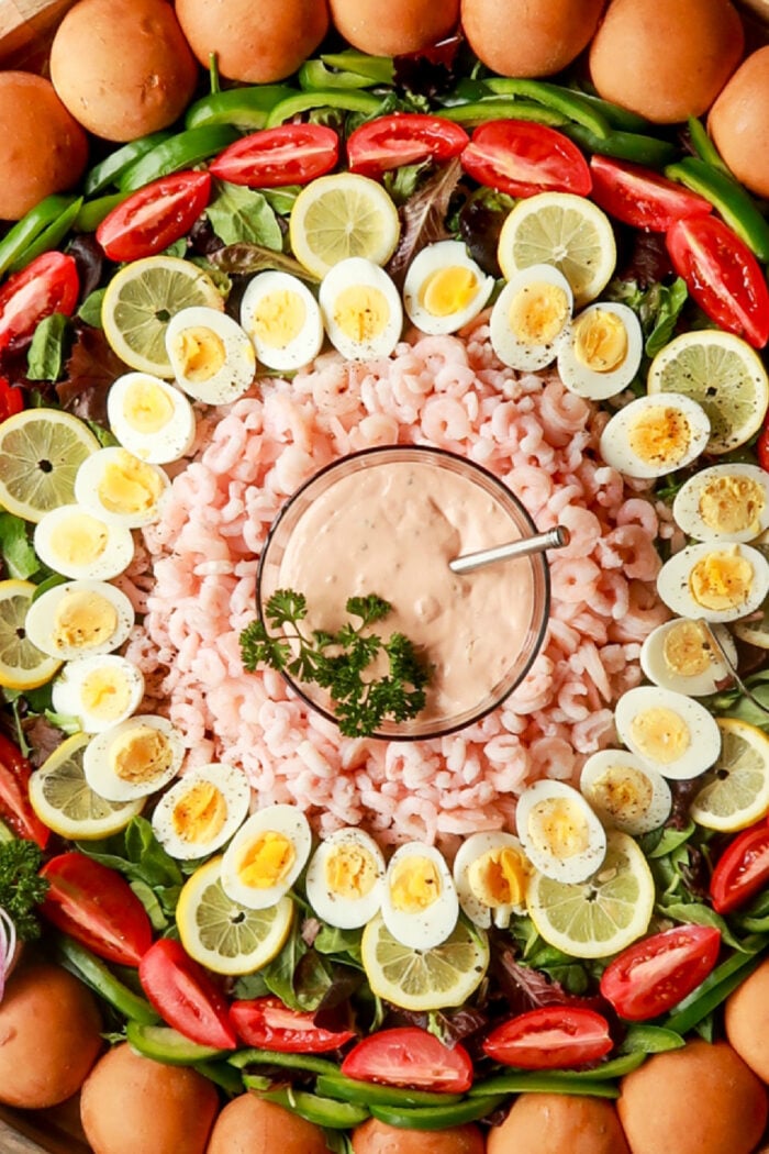 Best Thousand Island Dressing with salad ingredients