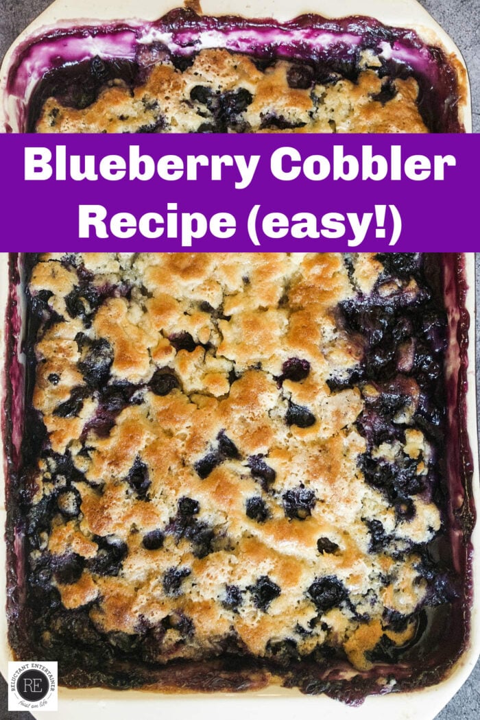 Blueberry Cobbler Recipe (Easy!)