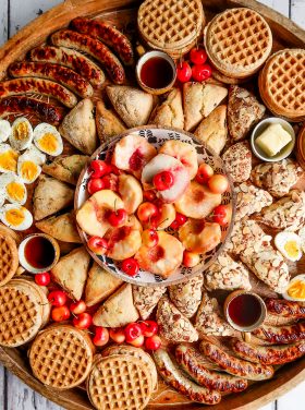 Epic Summer Waffle Brunch Board