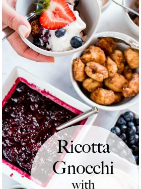 Potato Gnocchi  Lingonberry Jam