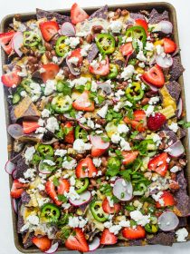 Strawberry Vegetarian Nachos Recipe