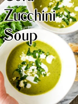 cold zucchini soup
