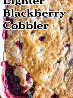 Lighter Blackberry Cobbler