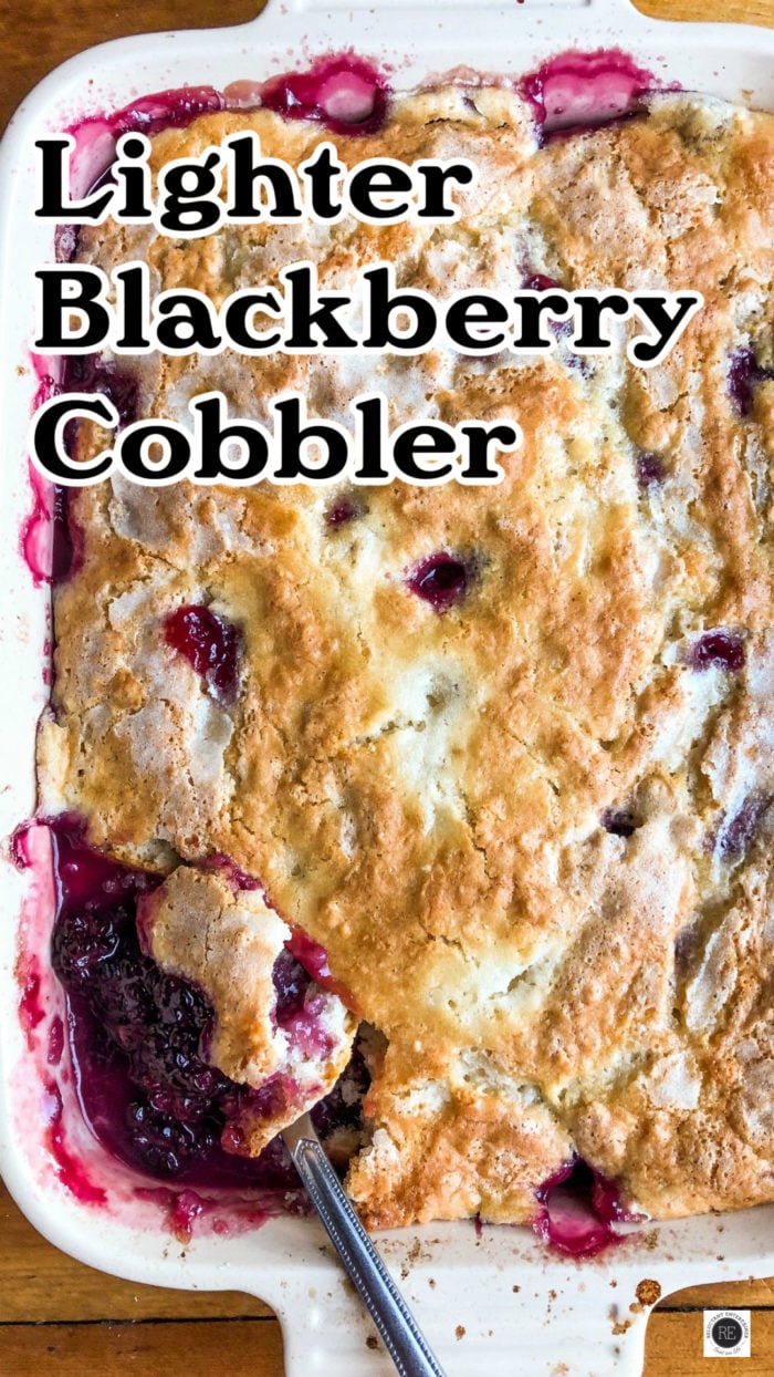 Lighter Blackberry Cobbler