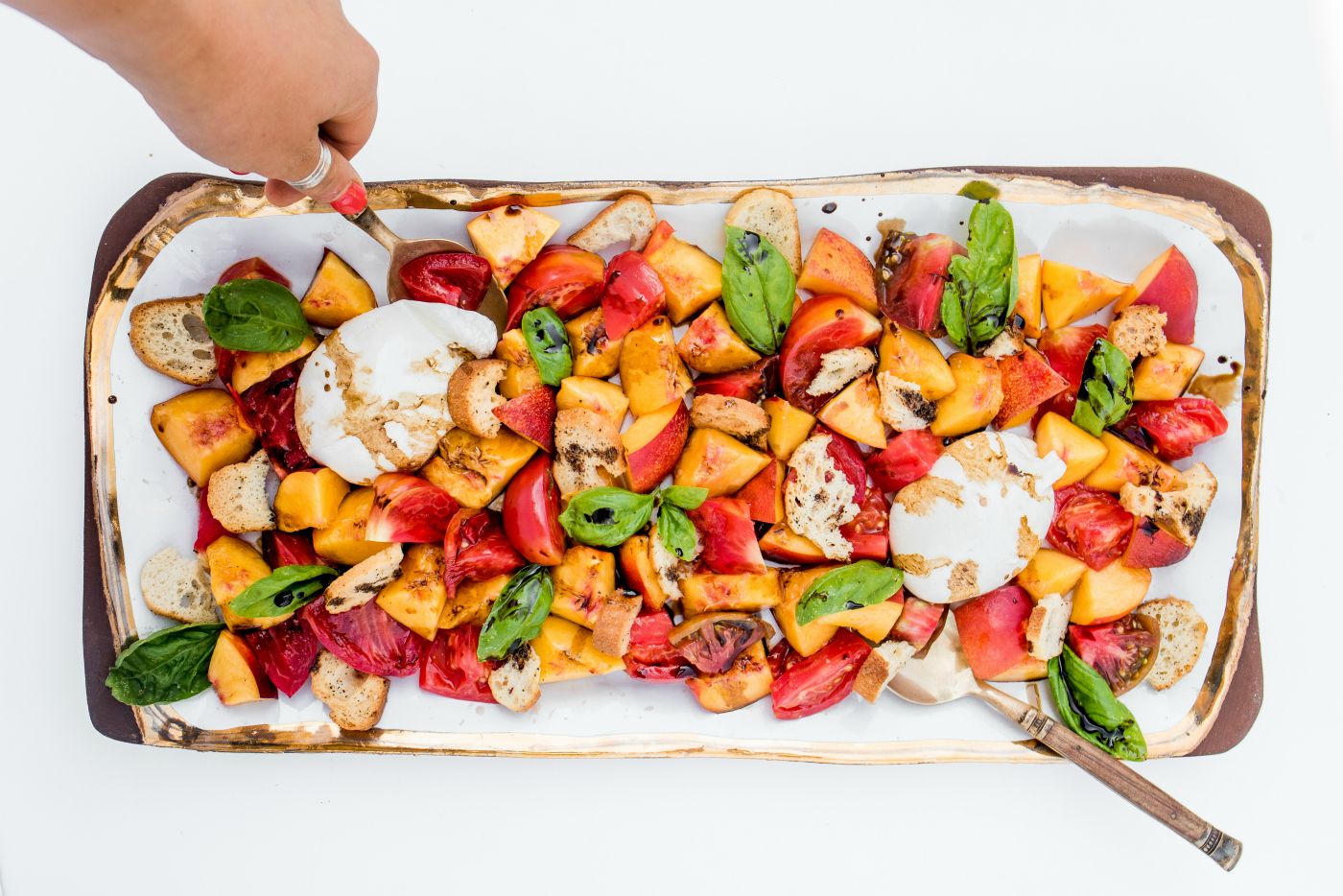 Heirloom Tomato Burrata Salad Reluctant Entertainer