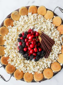 Silver Dollar Pancakes PB&J Board