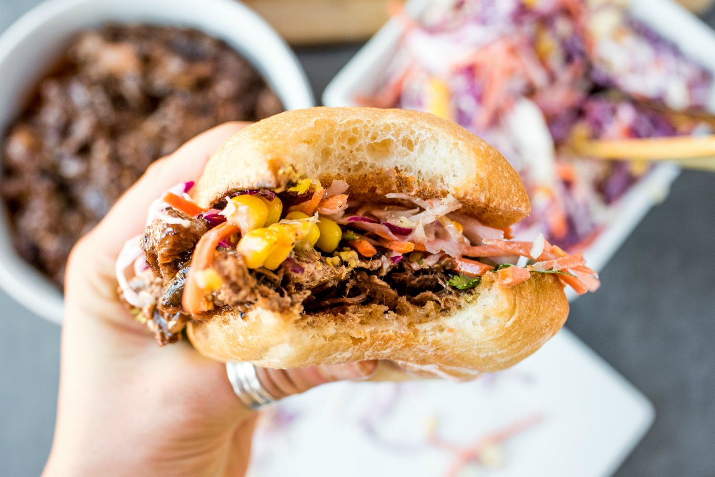 Slow Cooker BBQ Pulled Pork - Host The Toast