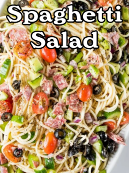 Summer Italian Spaghetti Salad Recipe