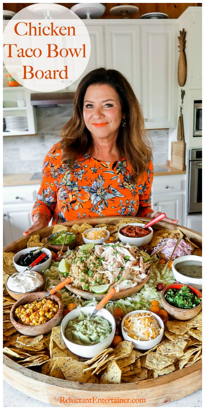 Chicken Taco Bowl Board RECIPE