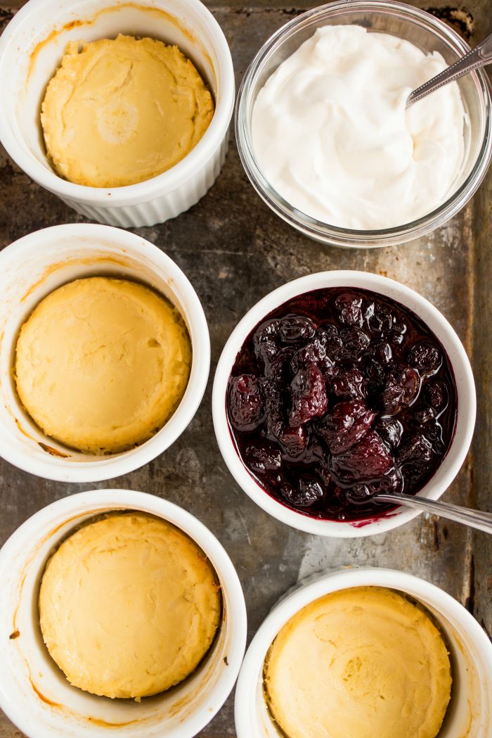 DELISH Baked Lemon Ricotta Custard