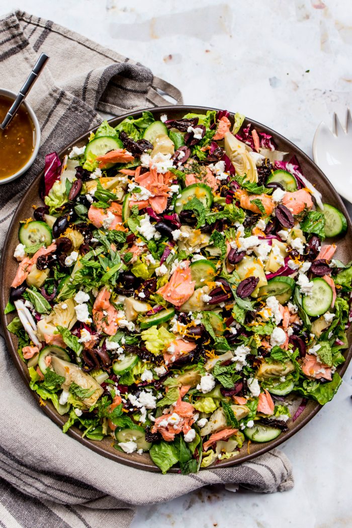 Mediterranean Salmon Salad