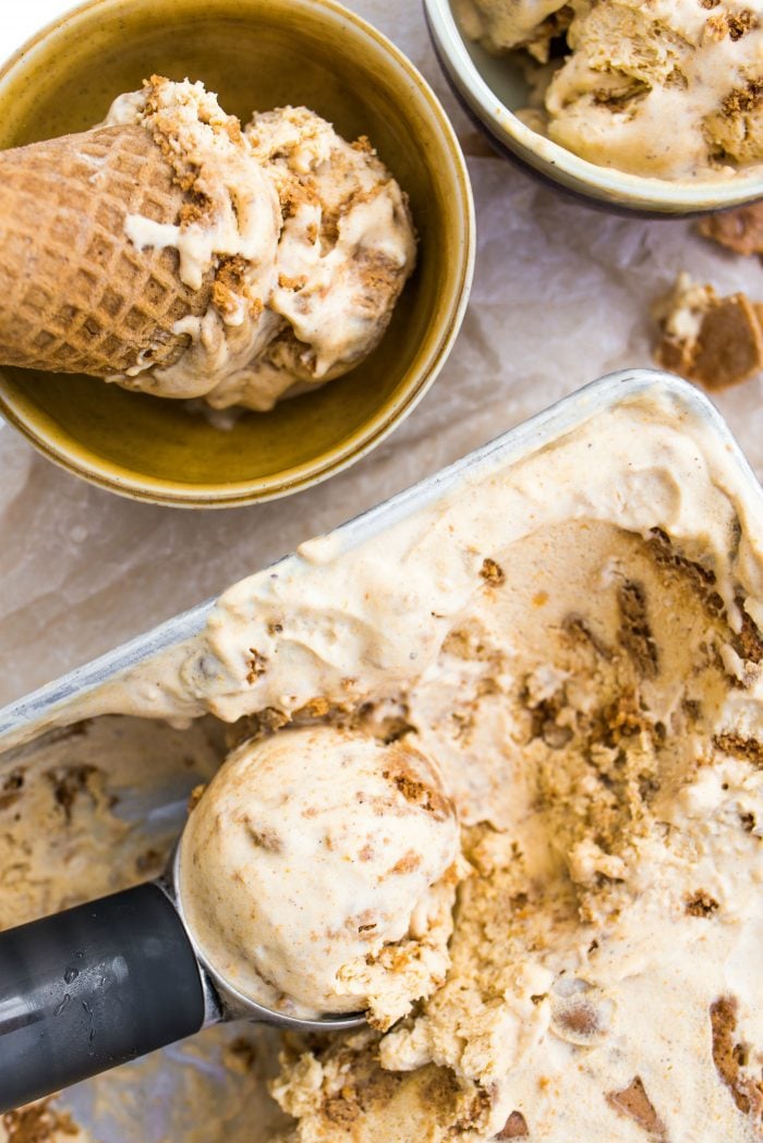 Easy Pumpkin No-Churn Ice Cream