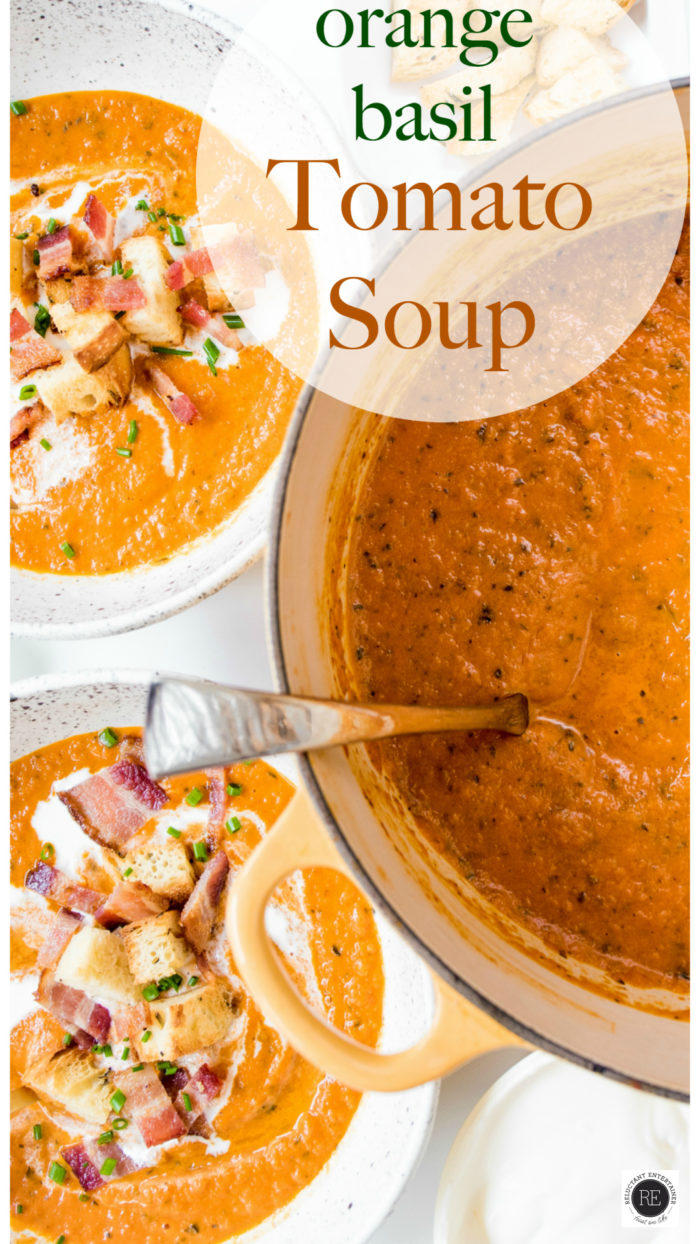 Orange  Basil Tomato Soup